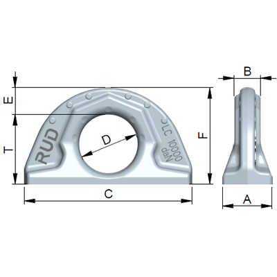 L-ABA Lashing point for welding