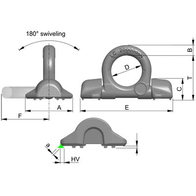 LRBS Lashing-Load ring