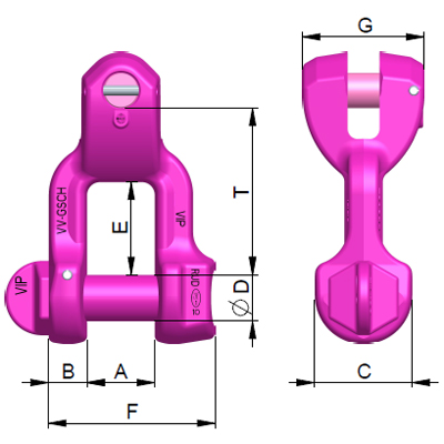 VIP Foolproof high dynamic shackle