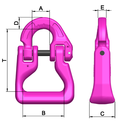 VIP-Round loop connecting link