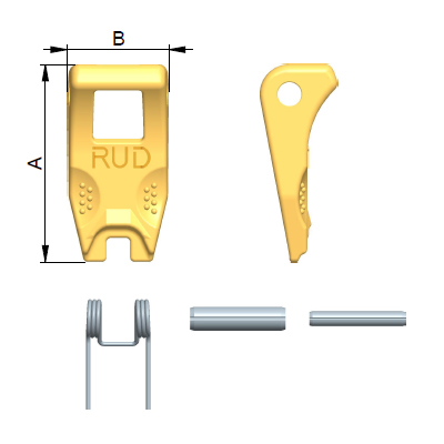 VIP Spare part set cobra hook