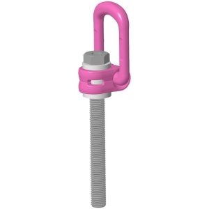 VLBG Load ring, metric thread with 10.9-bolt with variable length, comes with locknut and washer